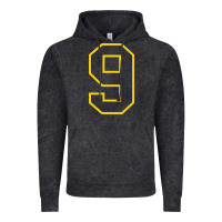 Vintage Black number #9 sports jersey uniform Vintage Hoodie - linhVisuals