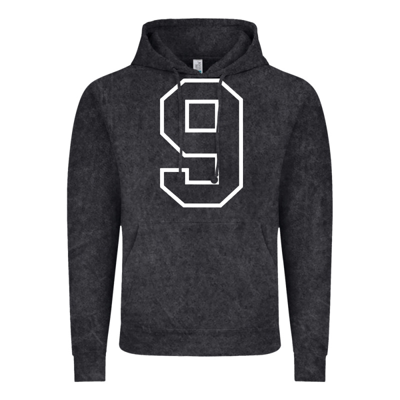 Number #9 Sports Jersey Uniform Vintage Hoodie by linhVisuals | Teevron