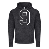 Vintage Black number #9 sports jersey uniform Vintage Hoodie - linhVisuals