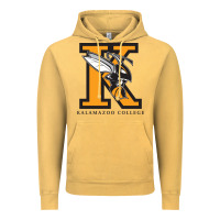 Vintage Mustard kalamazoo college vectorized Vintage Hoodie - linhVisuals