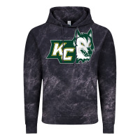 Cloud Black keuka college wolf vectorized Vintage Hoodie - linhVisuals