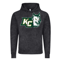Vintage Black keuka college wolf vectorized Vintage Hoodie - linhVisuals