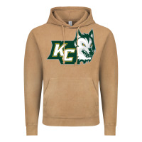 Vintage Camel keuka college wolf vectorized Vintage Hoodie - linhVisuals