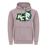 Vintage Zinc keuka college wolf vectorized Vintage Hoodie - linhVisuals