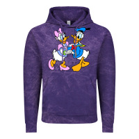 Cloud Purple donal duck Vintage Hoodie - linhVisuals