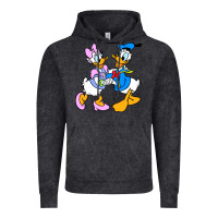 Vintage Black donal duck Vintage Hoodie - linhVisuals