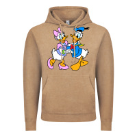 Vintage Coffee donal duck Vintage Hoodie - linhVisuals