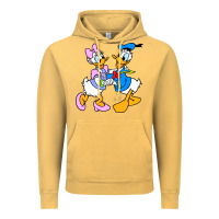 Vintage Mustard donal duck Vintage Hoodie - linhVisuals