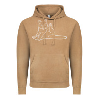 Vintage Camel cat butt white Vintage Hoodie - linhVisuals