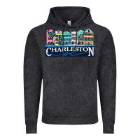 Vintage Black charleston rainbow road   charleston south carolin Vintage Hoodie - linhVisuals