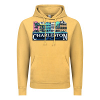 Vintage Mustard charleston rainbow road   charleston south carolin Vintage Hoodie - linhVisuals