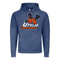 Vintage Denim utica pioneers vectorized Vintage Hoodie - linhVisuals