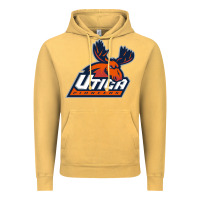 Vintage Mustard utica pioneers vectorized Vintage Hoodie - linhVisuals