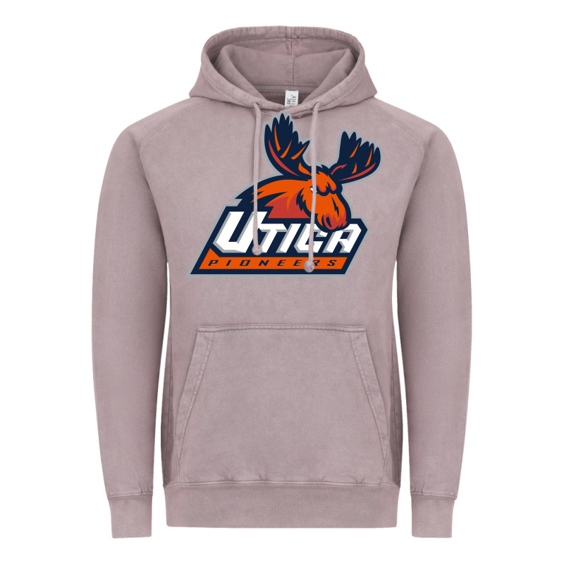 Utica Pioneers Vectorized Vintage Hoodie by linhVisuals | Teevron
