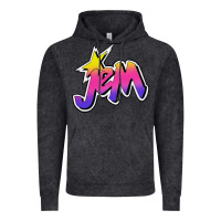 Vintage Black jem and the holograms musical Vintage Hoodie - linhVisuals