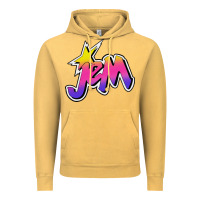 Vintage Mustard jem and the holograms musical Vintage Hoodie - linhVisuals