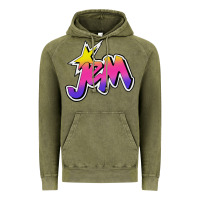 Vintage Olive jem and the holograms musical Vintage Hoodie - linhVisuals