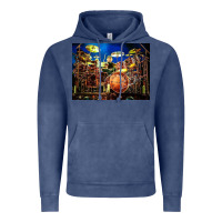 Vintage Denim Neil Peart encore Vintage Hoodie - linhVisuals