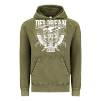 Vintage Olive delorean machine Vintage Hoodie - linhVisuals