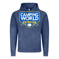 Vintage Denim camping world, games Vintage Hoodie - linhVisuals