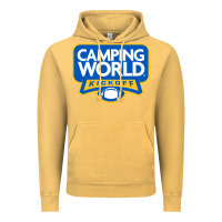 Vintage Mustard camping world, games Vintage Hoodie - linhVisuals