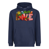 Navy love strawberry Heavyweight Hoodie - RanaPortraitStore