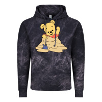 Cloud Black baby bear Vintage Hoodie - linhVisuals