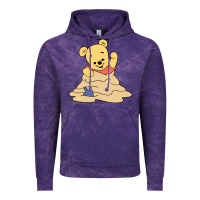 Cloud Purple baby bear Vintage Hoodie - linhVisuals