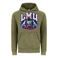 Vintage Olive lmu education Vintage Hoodie - linhVisuals