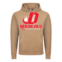 Vintage Coffee red de dickinson college vectorized Vintage Hoodie - linhVisuals