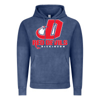 Vintage Denim red de dickinson college vectorized Vintage Hoodie - linhVisuals