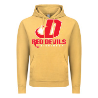 Vintage Mustard red de dickinson college vectorized Vintage Hoodie - linhVisuals