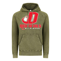 Vintage Olive red de dickinson college vectorized Vintage Hoodie - linhVisuals