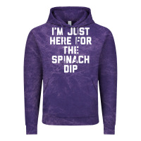 Cloud Purple foodie appetizer i'm just here for the spinach dip premium t shirt Vintage Hoodie - linhVisuals