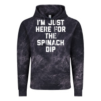 Cloud Black foodie appetizer i'm just here for the spinach dip premium t shirt Vintage Hoodie - linhVisuals