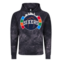 Cloud Black sixers basketball Vintage Hoodie - linhVisuals