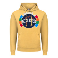 Vintage Mustard sixers basketball Vintage Hoodie - linhVisuals