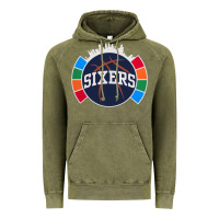 Vintage Olive sixers basketball Vintage Hoodie - linhVisuals