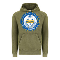 Vintage Olive university of pittsburgh Vintage Hoodie - linhVisuals