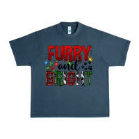 Midnight Navy Furry And Bright Urban Heavy Tee - FaDigitalArtStudio