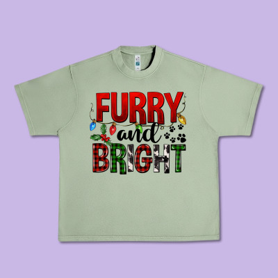 Furry And Bright Urban Heavy Tee Designed By Fadigitalartstudio