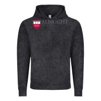 Vintage Black albright college vectorized Vintage Hoodie - linhVisuals