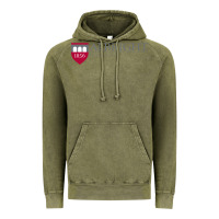 Vintage Olive albright college vectorized Vintage Hoodie - linhVisuals
