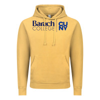 Vintage Mustard baruch college vectorized Vintage Hoodie - linhVisuals