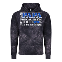 Cloud Black they call me papa because i'm too cool to be grandpa Vintage Hoodie - linhVisuals