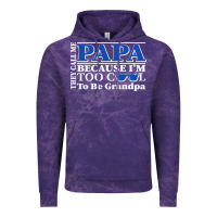 Cloud Purple they call me papa because i'm too cool to be grandpa Vintage Hoodie - linhVisuals