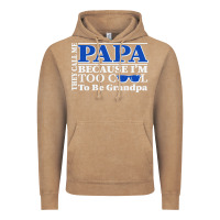 Vintage Coffee they call me papa because i'm too cool to be grandpa Vintage Hoodie - linhVisuals