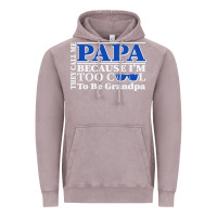 Vintage Zinc they call me papa because i'm too cool to be grandpa Vintage Hoodie - linhVisuals