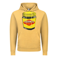 Vintage Mustard vegemite Vintage Hoodie - linhVisuals