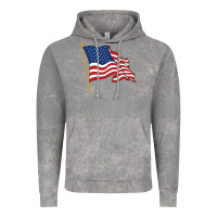 Cloud Rock American flag Vintage Hoodie - linhVisuals